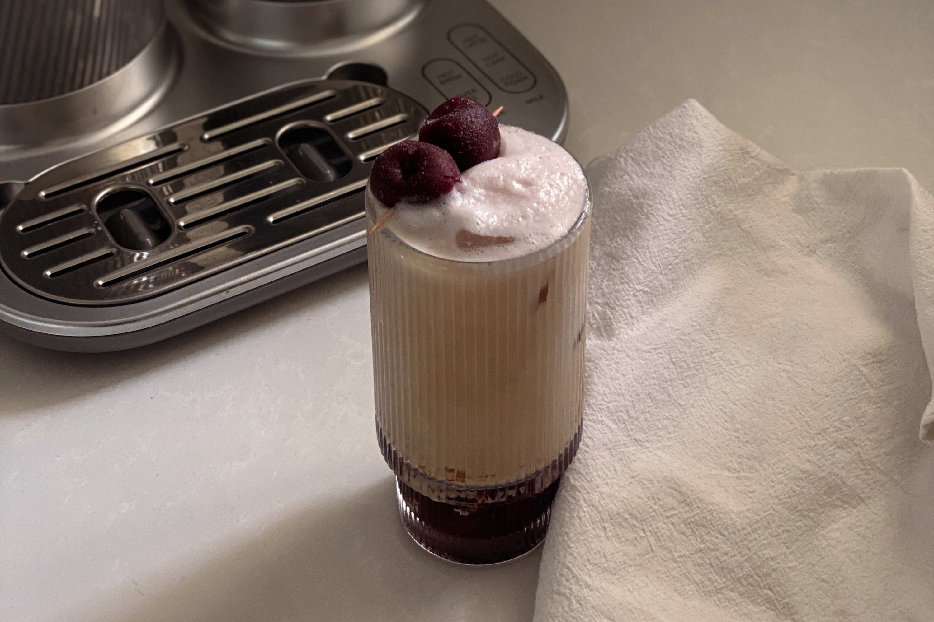 Cherry Cream Iced Coffee